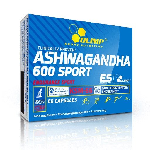 Olimp Ashwagandha 600 Sport 60 Kapslen - Protein Panda