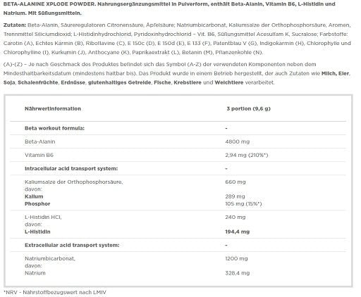 Olimp Beta-Alanine Xplode Powder 250g