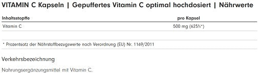 ProFuel Vitamin C gepuffert 365 Kapseln