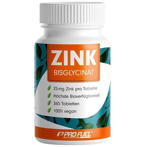 ProFuel Zink Bisclycinat hochdosiert 365 Tabletten