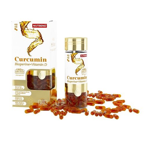 Nutrend Curcumin Bioperine Vitamin D, 60 Kapseln