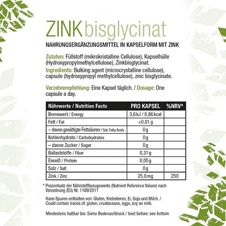 Sinob Zink Chelapro 60 Kapseln