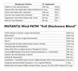 Mutant Mind FK Epic Nootropic Pre-Workout 460g