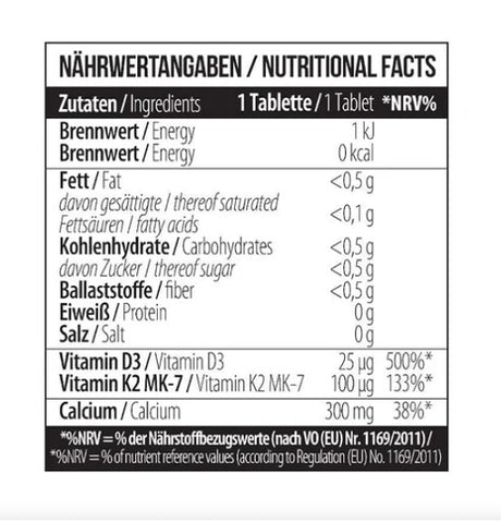MST - Calcium Citrate D3  K2Vital 60 Tabletten