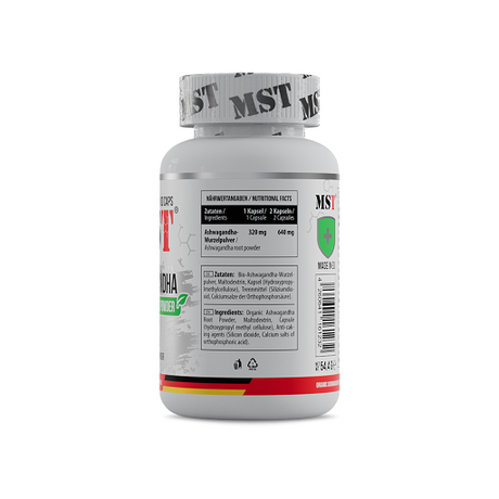 MST - Ashwaghanda 100 Kapseln