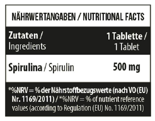 MSTMST - Spirulina 90 Tabletten