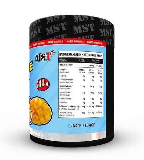 MST - Citrulline Pump 511g - Protein Panda