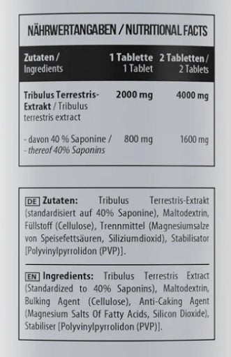 MST - Healthy Tribulus 60 Tabletten