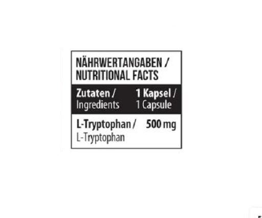 MST - Tryptophan 500mg - 60 Kapseln