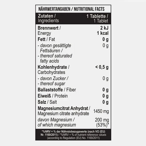 MST - Magnesium Citrat 200mg - 90 Tabletten