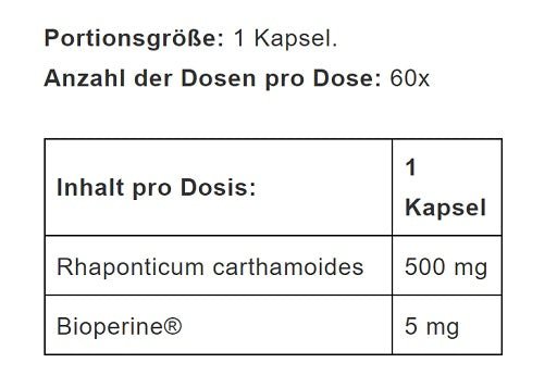 Swedish Supplements Turkebolone 60 Kapseln