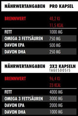 Big Zone Omega 3 Fury Triglyceride 120 Kapseln