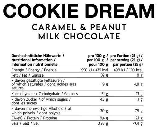 INLEAD Cookie Dream Caramel & Peanut 125g