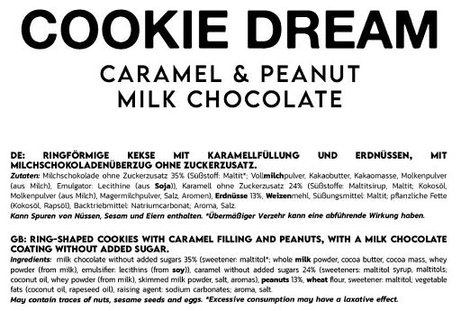 INLEAD Cookie Dream Caramel & Peanut 125g