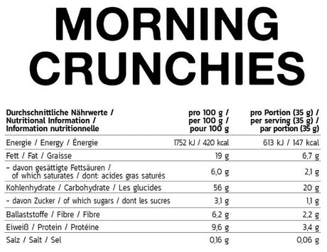 INLEAD Morning Crunchies 210g Hazelnut