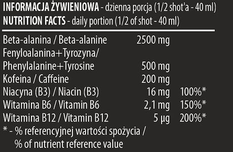 Activlab Black Wolf Shot Preworkout 12 x 80ml  