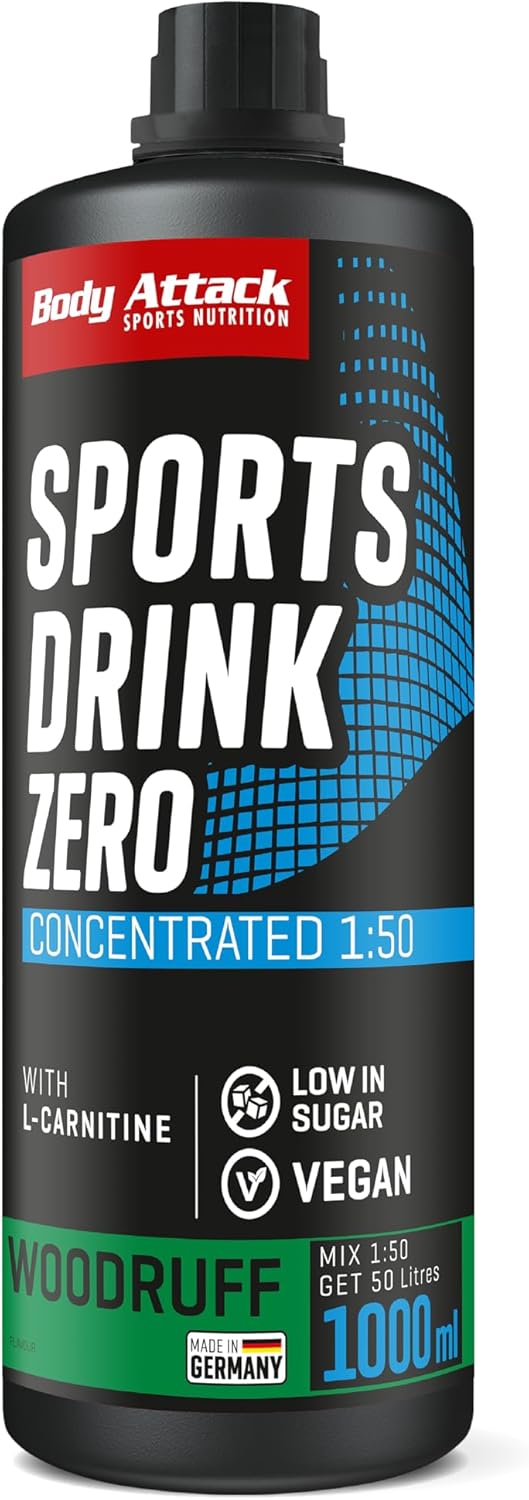 Body Attack Sports Drink Zero 1000 ml