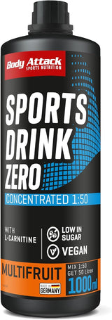 Body Attack Sports Drink Zero 1000 ml