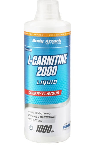 Body Attack L-Carnitine Liquid 2000, 1000ml  