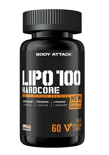 Body AttackBody Attack LIPO 100-HARDCORE - 60 Caps