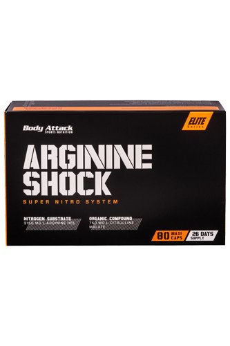 Body Attack Arginine Shock 80 Caps - Protein Panda