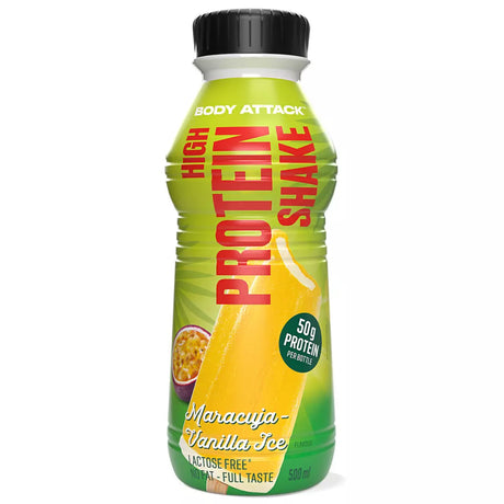 Body Attack High Protein Shake 12x500ml