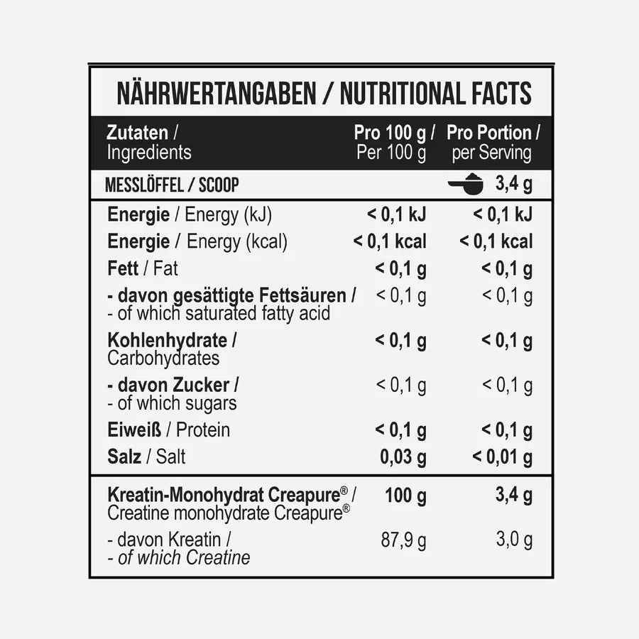 MST - Creatin Monohydrate 500g