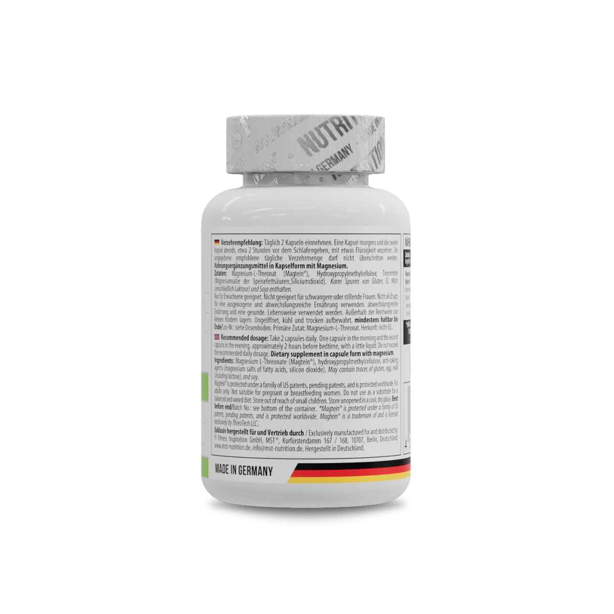 MST - Magnesium L-Threonate 1000mg - 120 Kapseln
