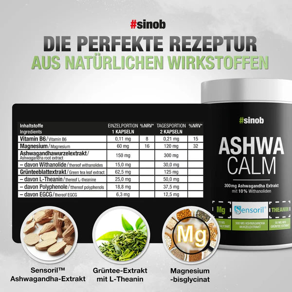 Sinob Ashwa Calm Ashwagandha 120 Caps