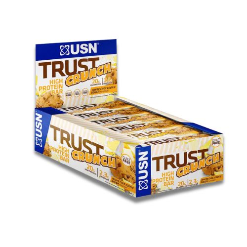 USN TRUST Crunch Bars 12x60g Salted Caramel Peanut